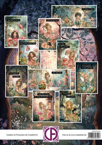 Creatief Art Whispering Forest Art Journaling Book 03 Crafted Memories (CM-BOEK-003) Creatief Art Whispering Forest Art Journaling Book 03 Crafted Memories (CM-BOEK-003)