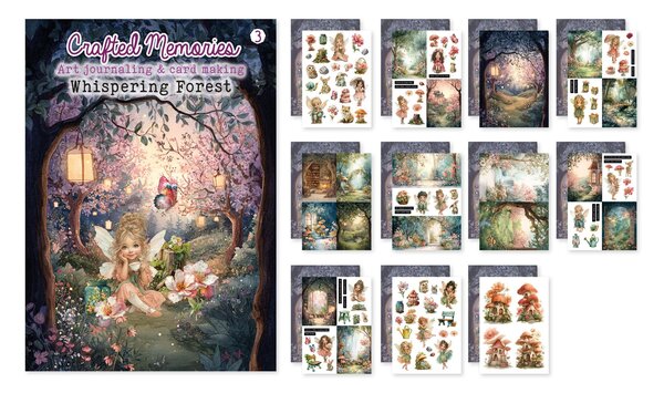 Creatief Art Whispering Forest Art Journaling Book 03 Crafted Memories (CM-BOEK-003) Creatief Art Whispering Forest Art Journaling Book 03 Crafted Memories (CM-BOEK-003)