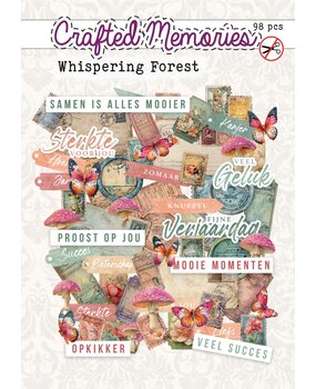 Creatief Art Whispering Forest Die-Cuts Crafted Memories (98pcs) (CM-DC-004)