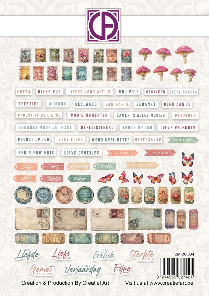 Creatief Art Whispering Forest Die-Cuts Crafted Memories (98pcs) (CM-DC-004) Creatief Art Whispering Forest Die-Cuts Crafted Memories (98pcs) (CM-DC-004)