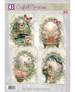 Creatief Art Whispering Forest Card Kit Crafted Memories (CM-KIT-003)