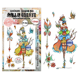 Aall and Create Aether Dragonfly A6 Stamp Sets Aether Huntress by Soizic (AALL-TP-1463)