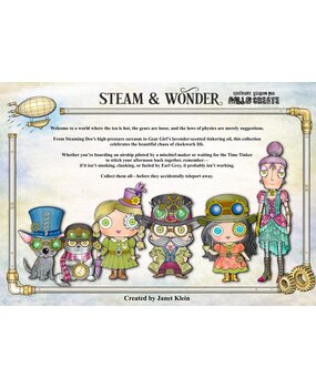 Aall and Create Steam & Wonder A5 Stamp Bundle by Janet Klein (AALL-PCK-JK003)