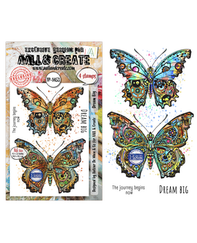 Aall and Create Gearlight Core A6 Stamp Sets Dream Big by Autour De Mwa & Co (AALL-TP-1453)