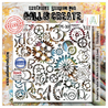 Aall and Create Steamheart Field 6x6 Inch Stencil Clockspire by Autour De Mwa & Co (AALL-PC-269)