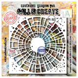 Aall and Create Steamheart Field 6x6 Inch Stencil Bubble Field by Autour De Mwa & Co (AALL-PC-263)