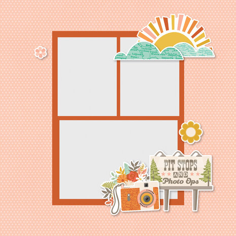 Simple Stories Open Road Simple Pages Pieces (27125)