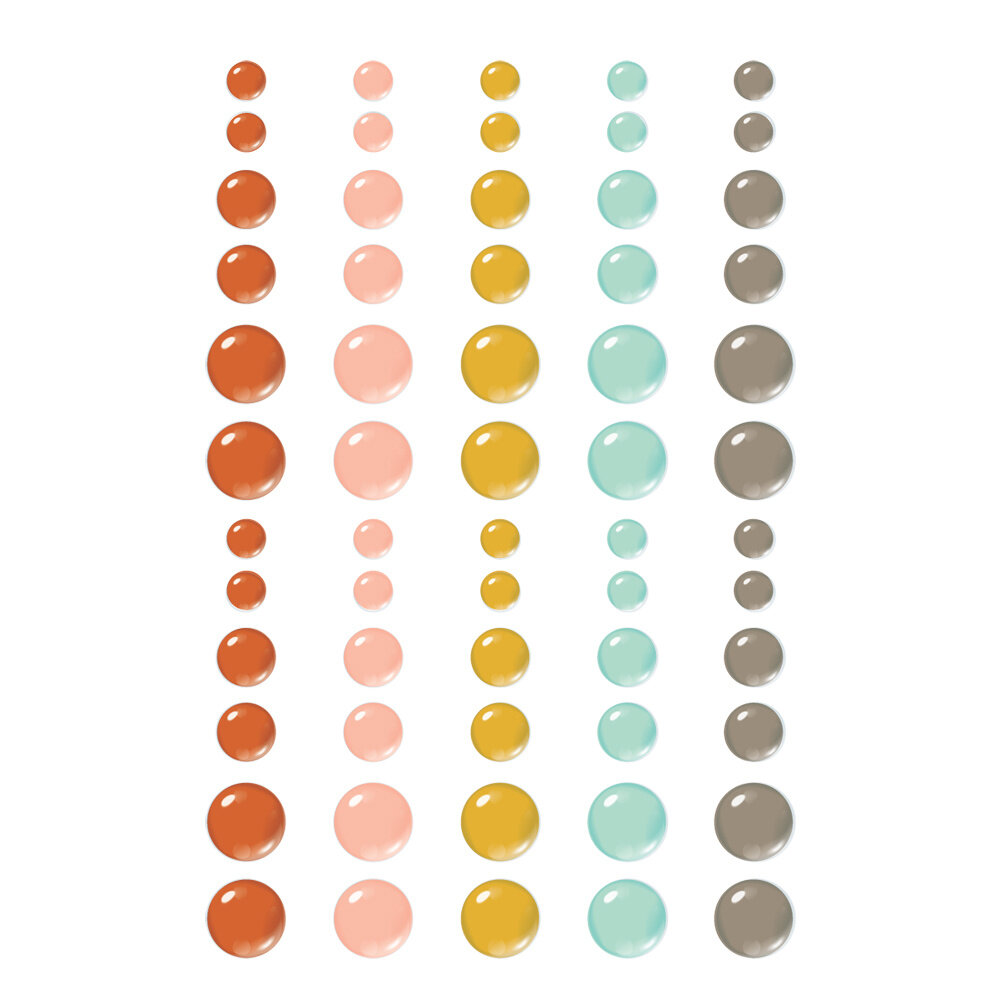 Simple Stories Open Road Glossy Enamel Dots (27124)