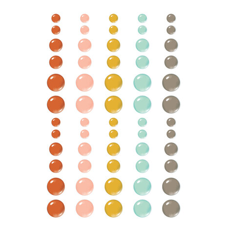 Simple Stories Open Road Glossy Enamel Dots (27124)