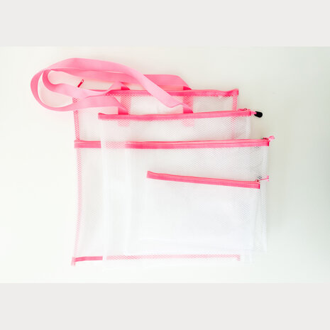 Simple Stories Simple Stories Craft Bag Pink (25686) Simple Stories Simple Stories Craft Bag Pink (25686)