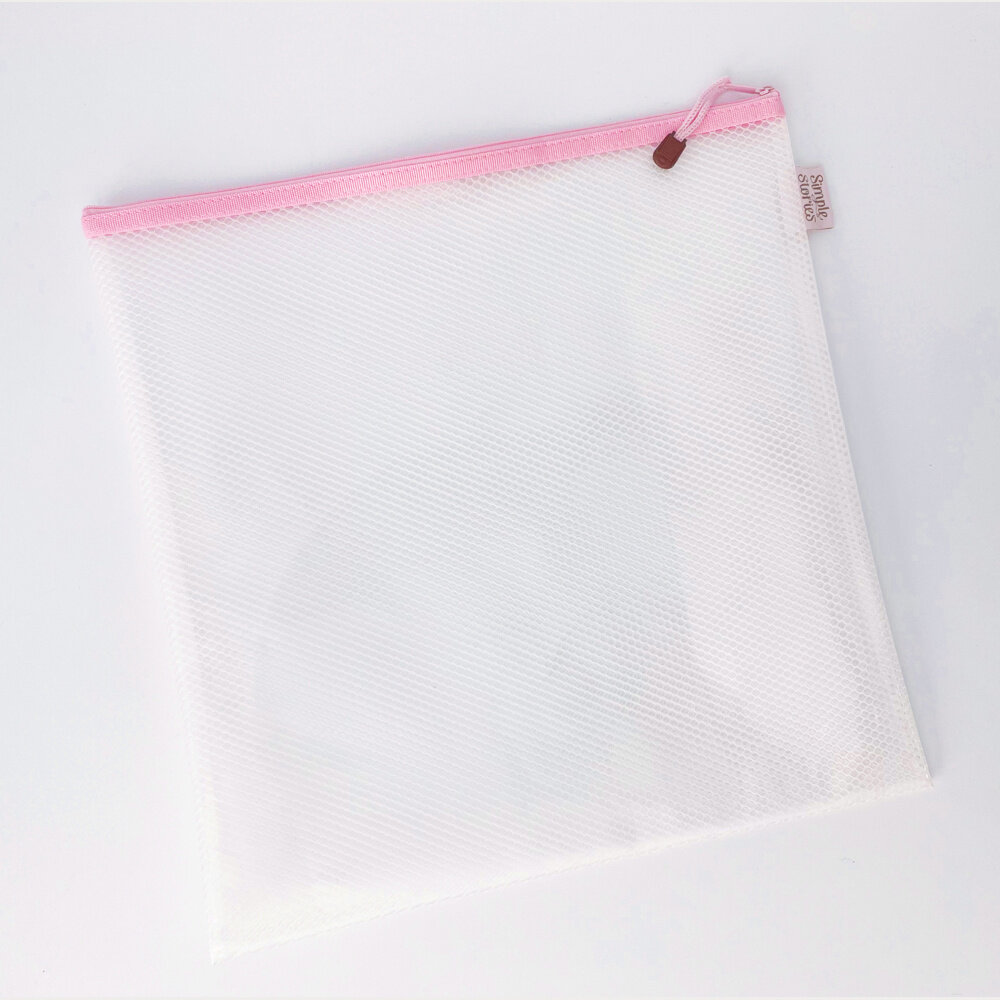 Simple Stories Simple Stories Craft Storage Pouch Large Pink (25687) Simple Stories Simple Stories Craft Storage Pouch Large Pink (25687)