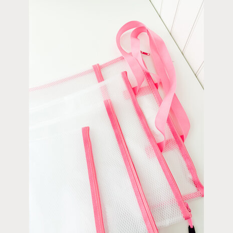 Simple Stories Simple Stories Craft Storage Pouch Medium Pink (25688) Simple Stories Simple Stories Craft Storage Pouch Medium Pink (25688)