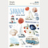 Simple Vintage Sand & Sea Rub Ons (26929)