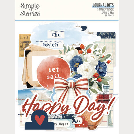 Simple Stories Simple Vintage Sand & Sea Journal Bits & Pieces (26927)