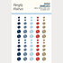 Simple Vintage Sand & Sea Glossy Enamel Dots (26932)