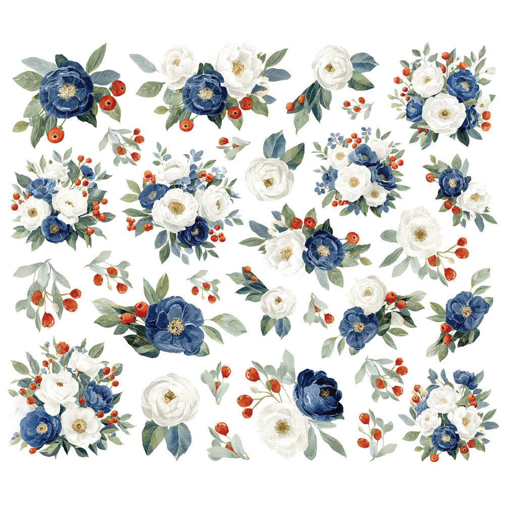 Simple Stories Simple Vintage Sand & Sea Floral Bits & Pieces (26928)