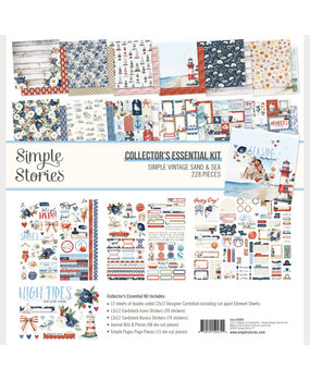 Simple Stories Simple Vintage Sand & Sea Collectors Essentials Kit (26901)