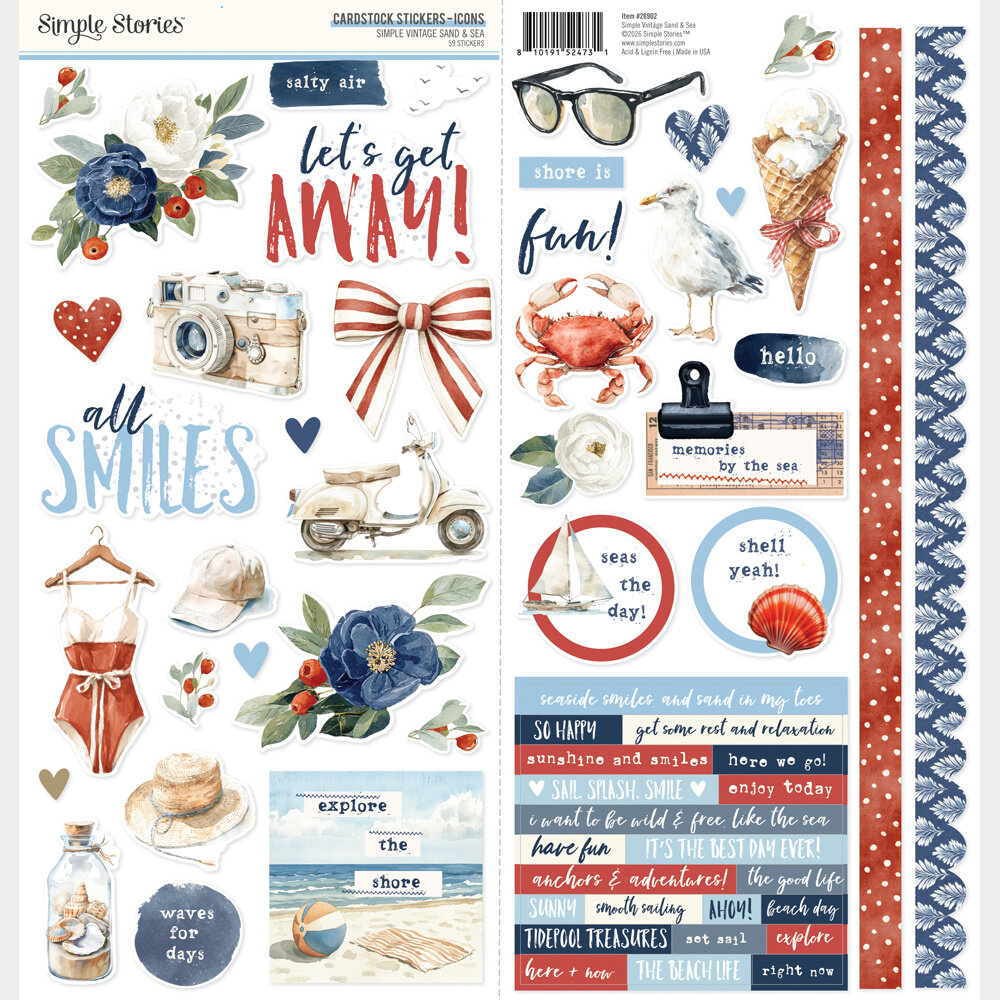 Simple Stories Simple Vintage Sand & Sea Collection Kit (26900)