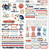Simple Stories Simple Vintage Sand & Sea Cardstock Stickers Basics (26903)