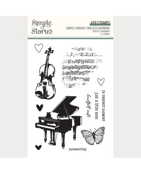 Simple Stories Simple Vintage Timeless Harmony Stamps Perfect Harmony (27036)