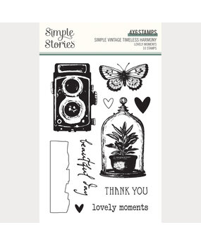 Simple Stories Simple Vintage Timeless Harmony Stamps Lovely Moments (27024)