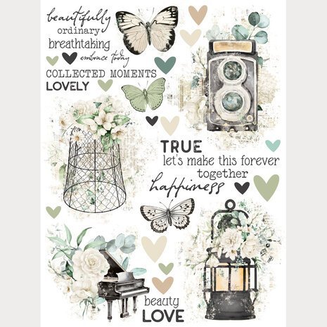 Simple Stories Simple Vintage Timeless Harmony Rub Ons (27029)