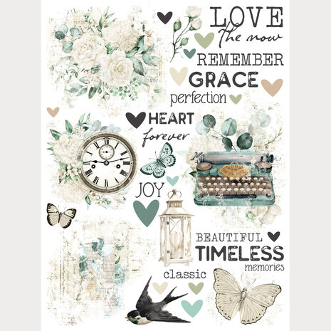 Simple Stories Simple Vintage Timeless Harmony Rub Ons (27029)