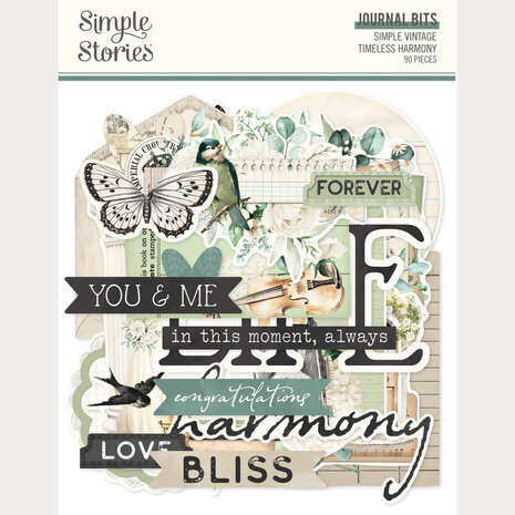 Simple Stories Simple Vintage Timeless Harmony Journal Bits & Pieces (27027)