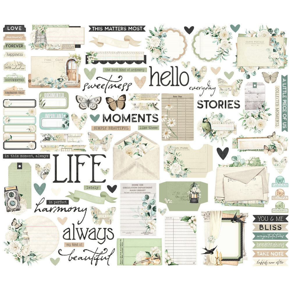 Simple Stories Simple Vintage Timeless Harmony Journal Bits & Pieces (27027)