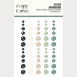 Simple Stories Simple Vintage Timeless Harmony Glitter Enamel Dots (27032)