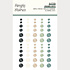 Simple Vintage Timeless Harmony Glitter Enamel Dots (27032)