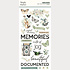 Simple Vintage Timeless Harmony Foam Stickers (27030)