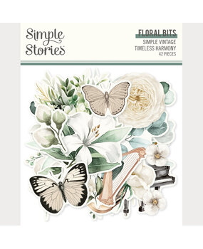 Simple Stories Simple Vintage Timeless Harmony Floral Bits & Pieces (27028)