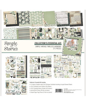 Simple Stories Simple Vintage Timeless Harmony Collectors Essentials Kit (27001)