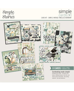 Simple Stories Simple Vintage Timeless Harmony 12x12 Inch Simple Cards Kit (27035)