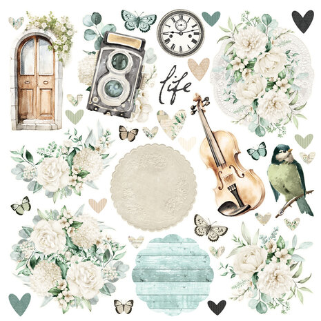 Simple Stories Simple Vintage Timeless Harmony 12x12 Inch Simple Cards Kit (27035)