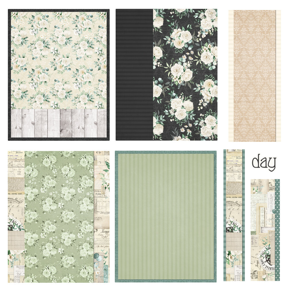 Simple Stories Simple Vintage Timeless Harmony 12x12 Inch Simple Cards Kit (27035)