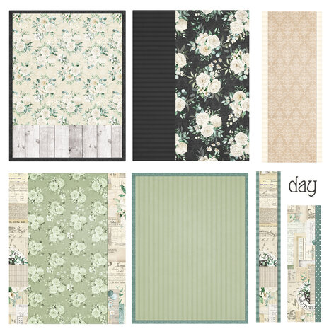 Simple Stories Simple Vintage Timeless Harmony 12x12 Inch Simple Cards Kit (27035)