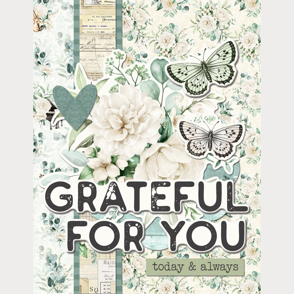 Simple Stories Simple Vintage Timeless Harmony 12x12 Inch Simple Cards Kit (27035)