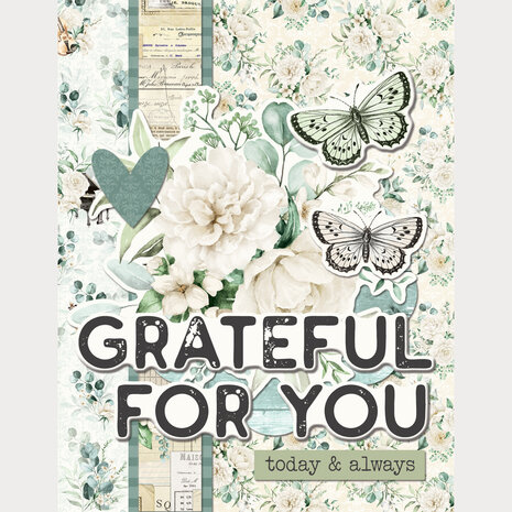 Simple Stories Simple Vintage Timeless Harmony 12x12 Inch Simple Cards Kit (27035)