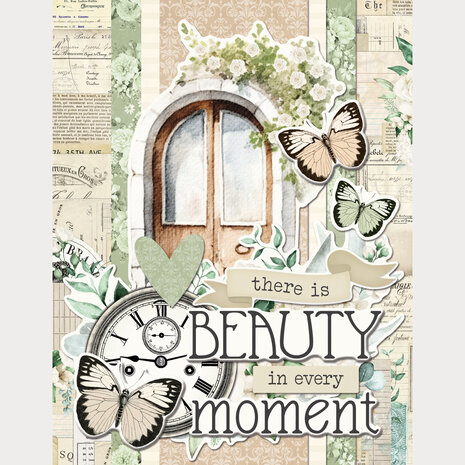 Simple Stories Simple Vintage Timeless Harmony 12x12 Inch Simple Cards Kit (27035)