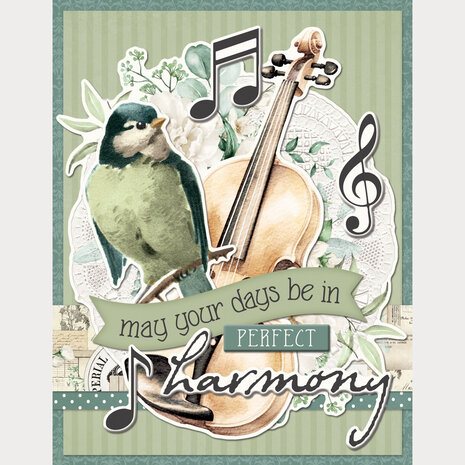 Simple Stories Simple Vintage Timeless Harmony 12x12 Inch Simple Cards Kit (27035)