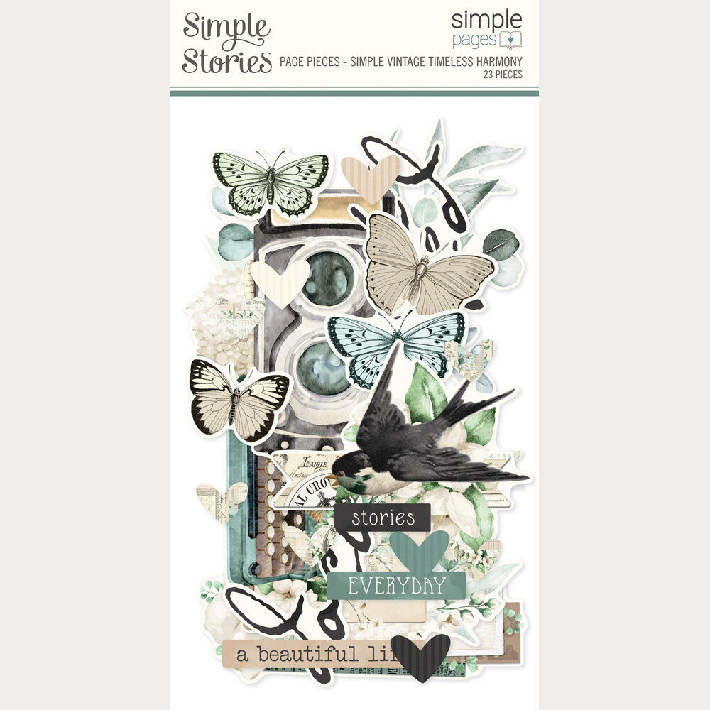 Simple Stories Simple Vintage Timeless Harmony Collectors Essentials Kit (27001)