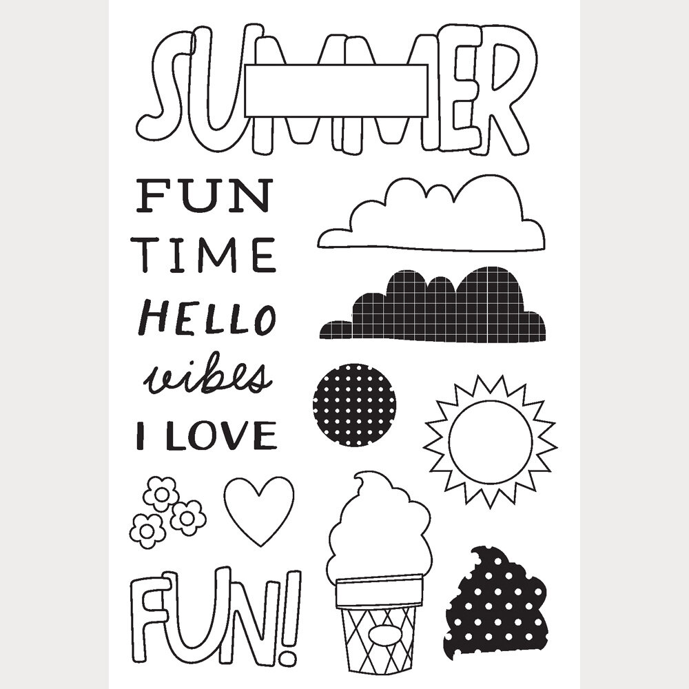Simple Stories Sweet Summertime Stamps (26817)