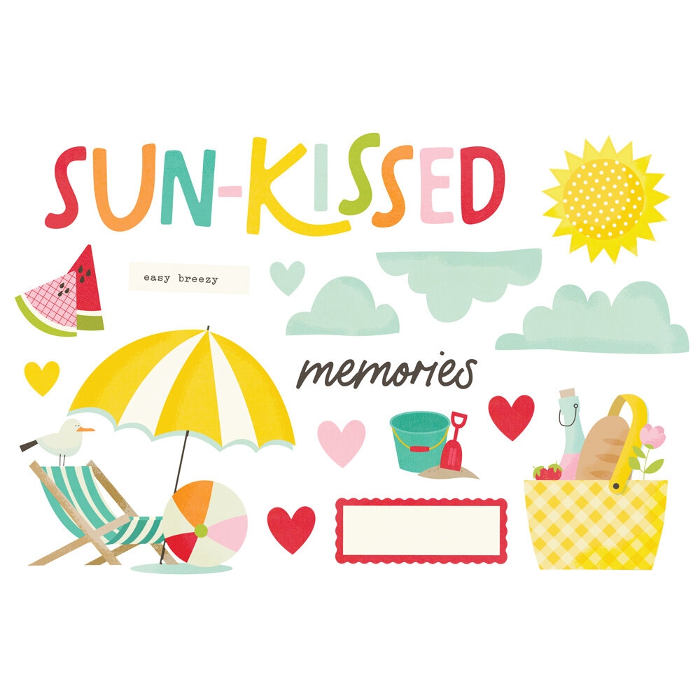 Simple Stories Sweet Summertime Simple Pages Pieces (26825)