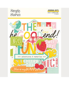 Simple Stories Sweet Summertime Journal Bits & Pieces (26820)