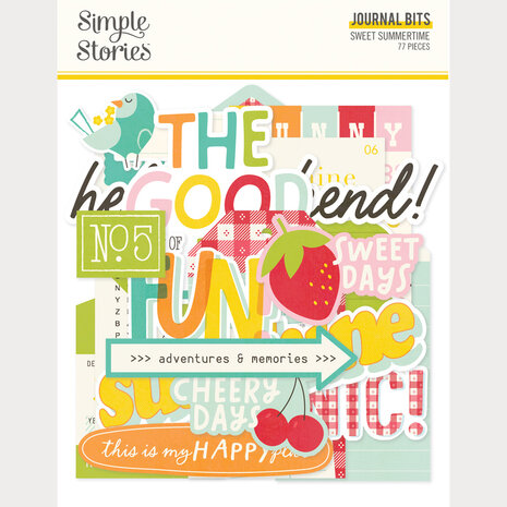 Simple Stories Sweet Summertime Journal Bits & Pieces (26820)