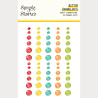 Simple Stories Sweet Summertime Glitter Enamel Dots (26824)