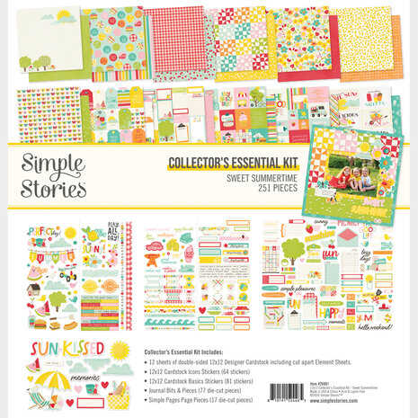 Simple Stories Sweet Summertime Collectors Essential Kit (26801)