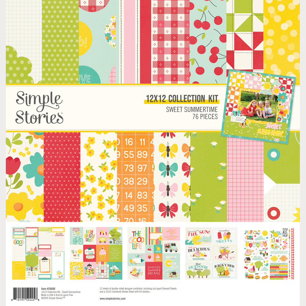 Simple Stories Sweet Summertime Collection Kit (26800)